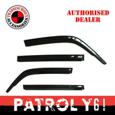 TRADIESCHOICE Luxury Weathershields for Nissan Patrol Y61 GU 98-16 | Stylish Sun Visors for Ultimate Comfort